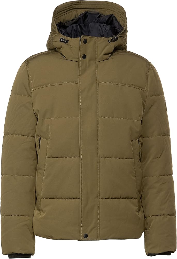 Xhup dimëror Street One  për meshkuj – Khaki Green Puffer Jacket