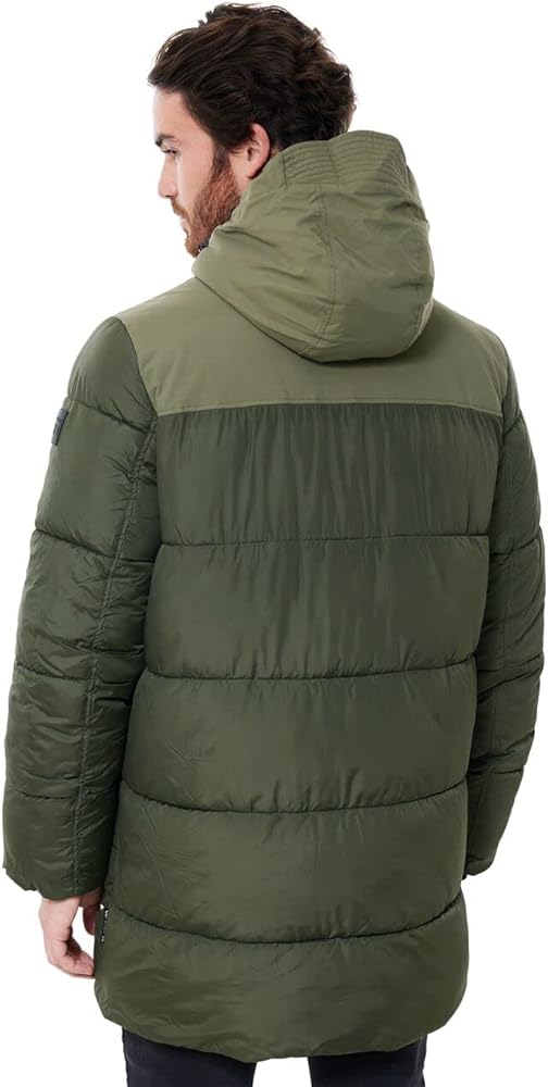 Xhup dimëror i gjatë për meshkuj – Green Parka Puffer Jacket