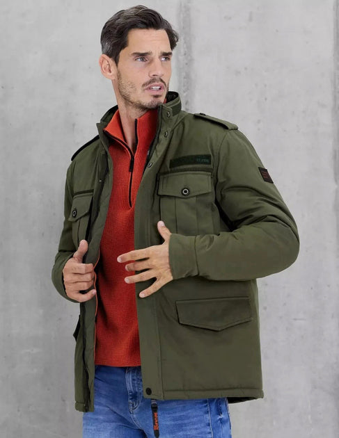 Xhup Meshkujsh Street One Padded – Ngjyrë Olive | Koleksioni Urban Military
