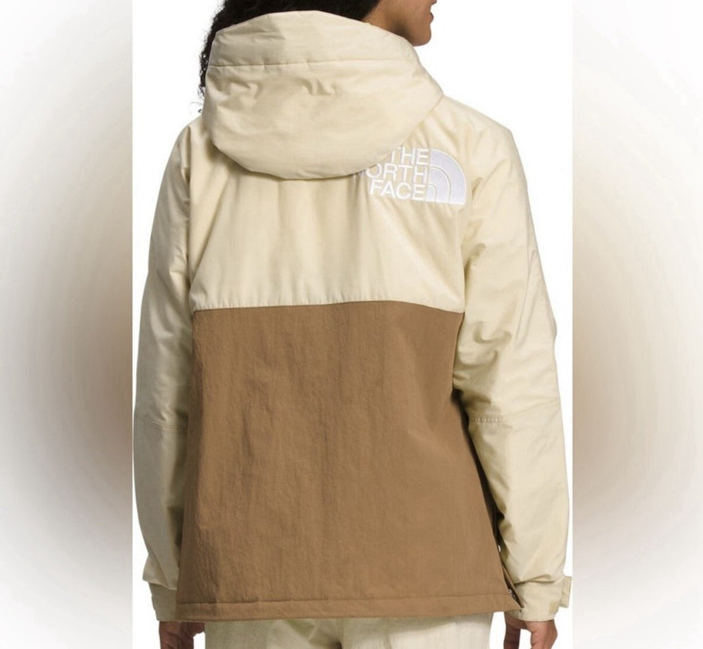Xhup The North Face Women’s Anorak Windbreaker – Beige/Brown