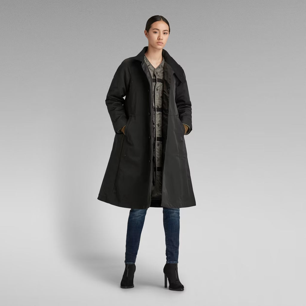 G-STAR RAW Stand Up Collar 2-in-1 Trench Coat