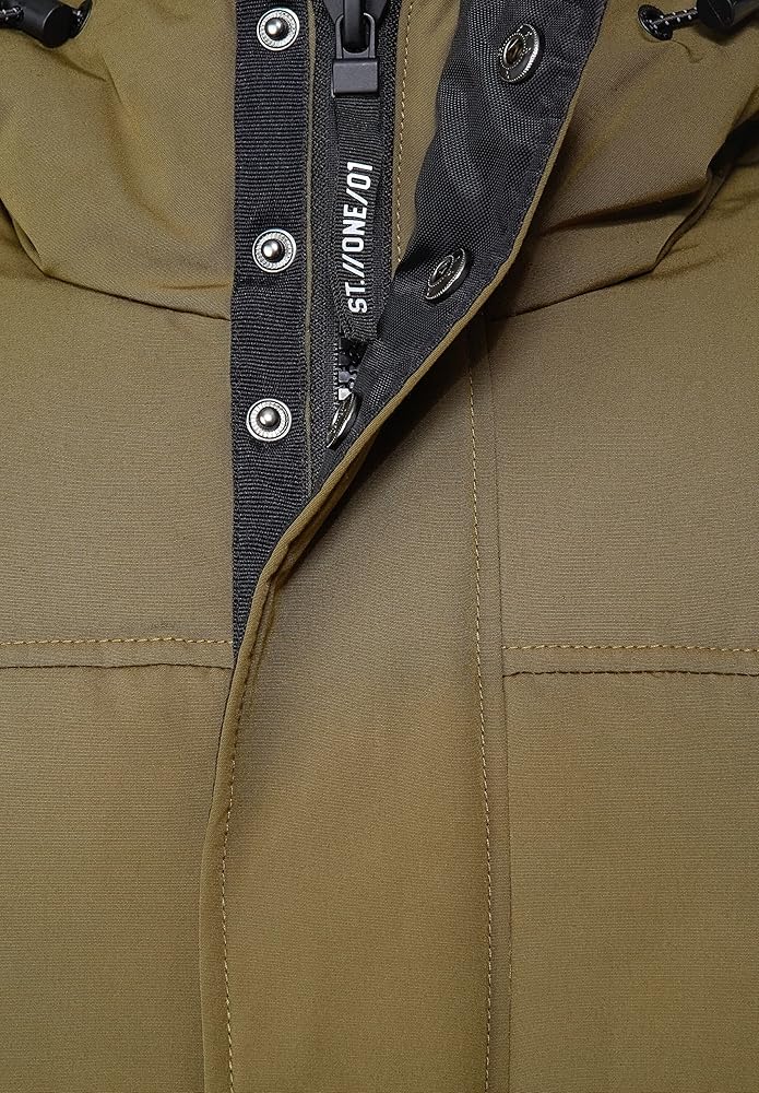Xhup dimëror Street One  për meshkuj – Khaki Green Puffer Jacket