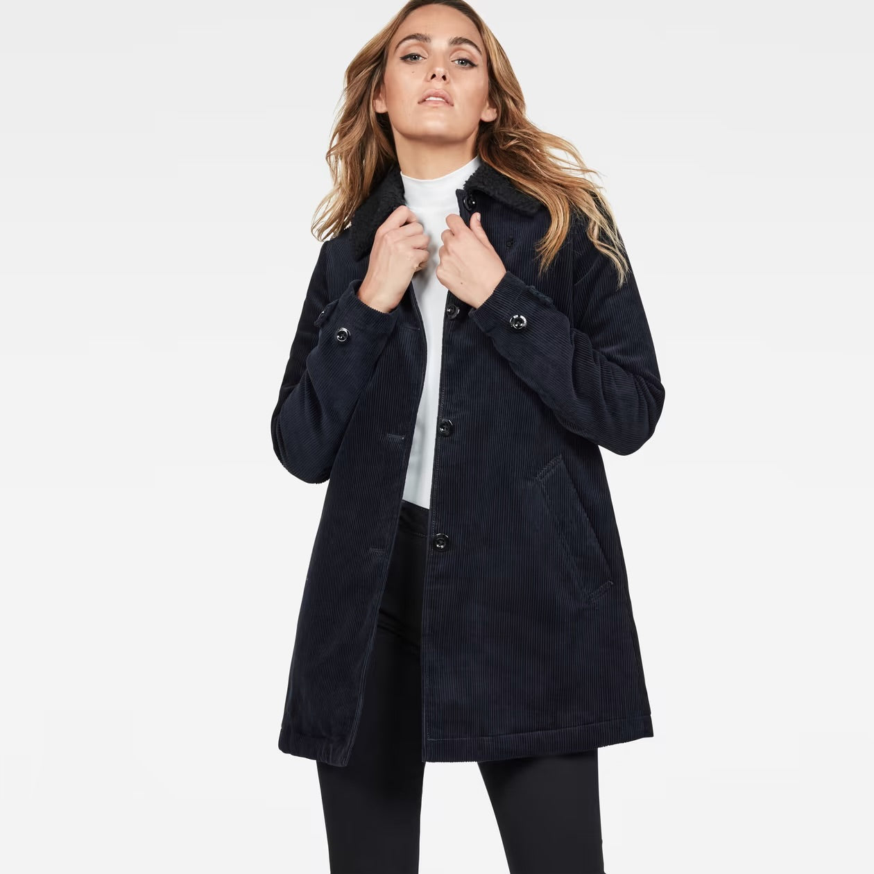 Xhakete G-Star RAW Deline Cord Mac Jacket – Mazarine Blue