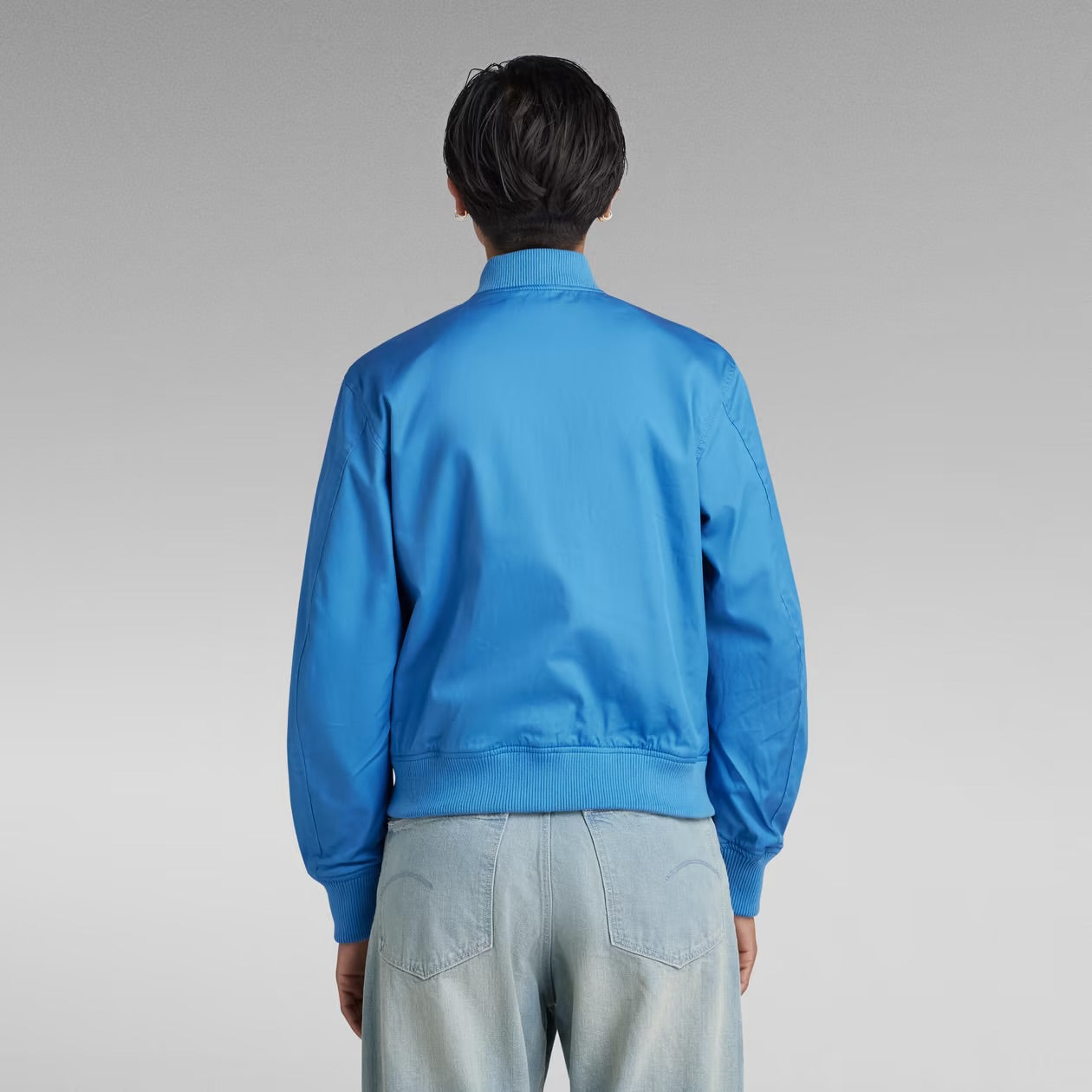 G-STAR RAW Deline BF Bomber Jacket – Bright Blue