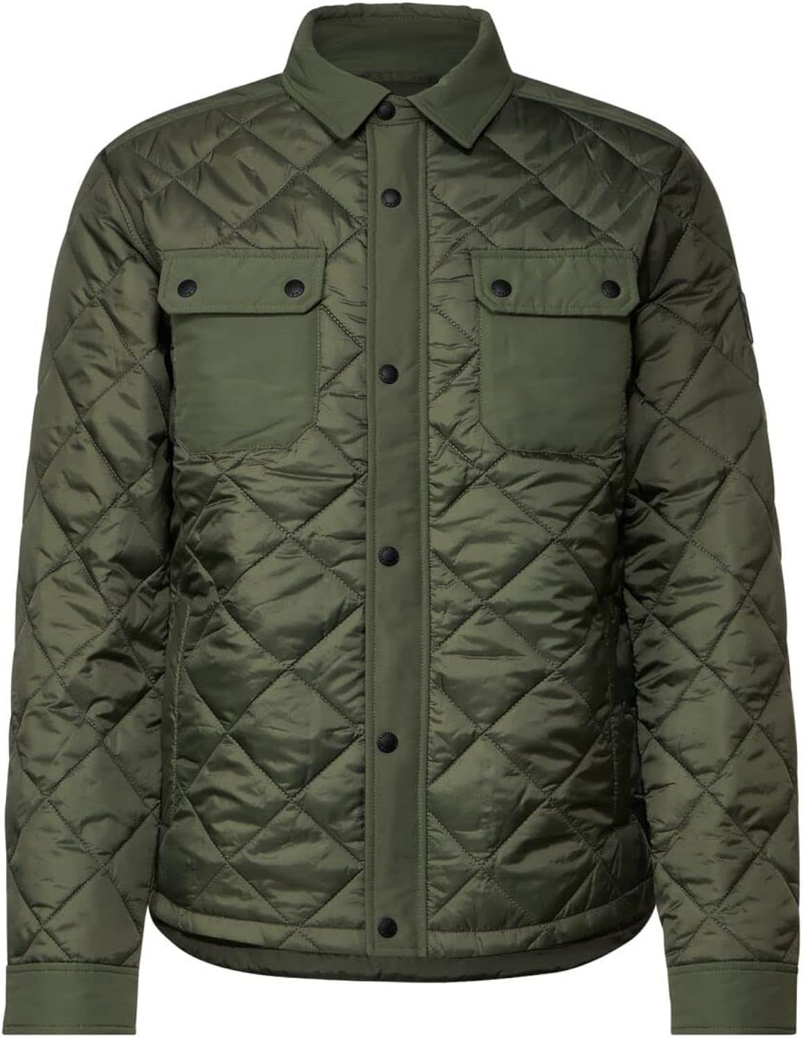 Xhup Street One Meshkujsh – Ngjyrë Olive | Quilted Lightweight Jacket