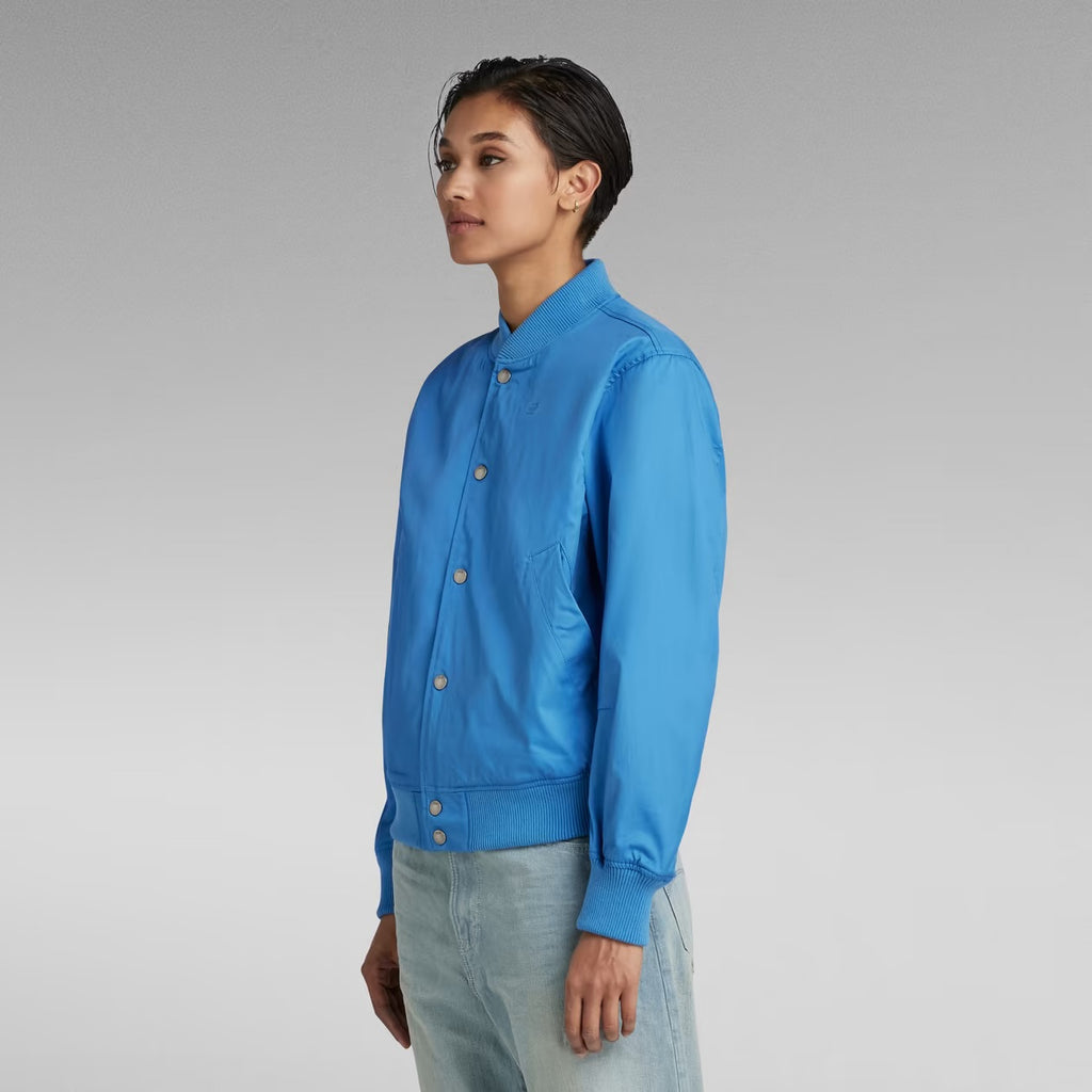 G-STAR RAW Deline BF Bomber Jacket – Bright Blue